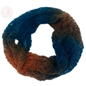 Lace scarf Agnes one ring