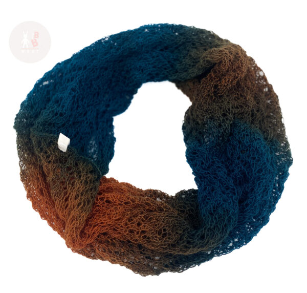 Lace scarf Agnes one ring