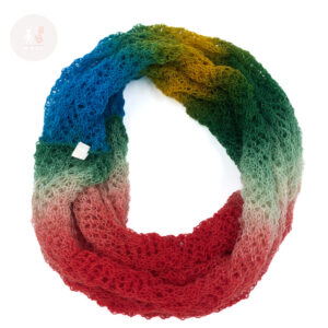 Lace scarf Agnes one ring