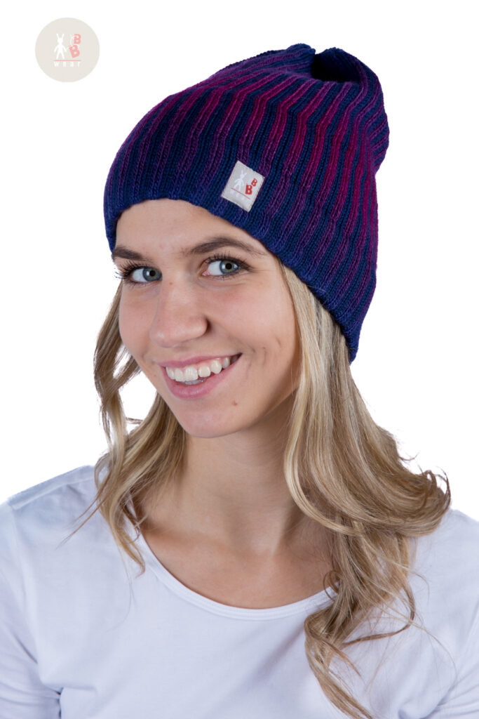 colorful hat with stripes